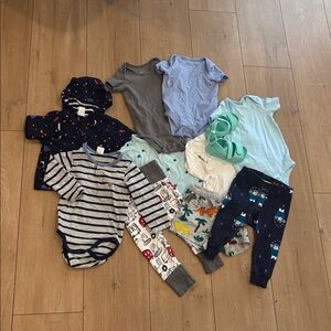 Baby boy clothes bundle size 6-9 months